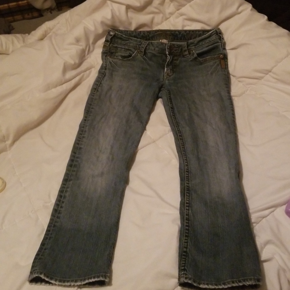 Silver capris